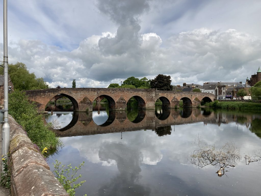 Devorgilla Bridge for pedestrians in Dumfries