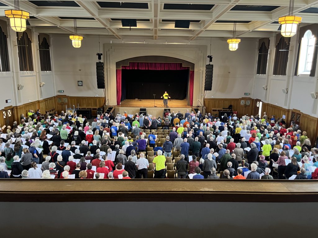 Rehearsal for the Massed Sing